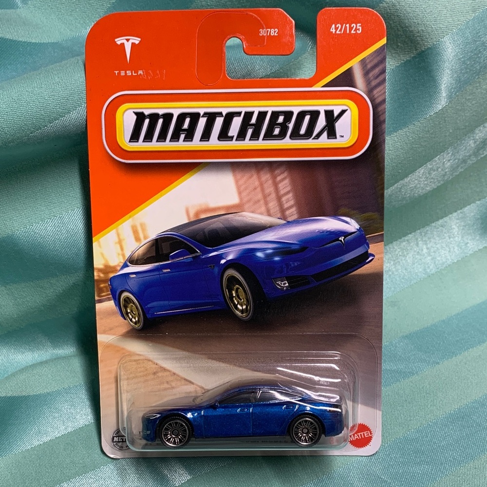 Matchbox Tesla Model S Blue